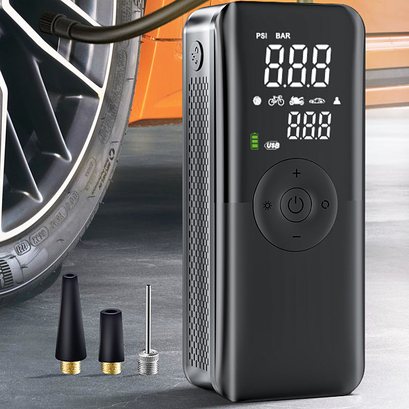 Rechargeable Tyre Inflator Cordless Battery Powered Pump