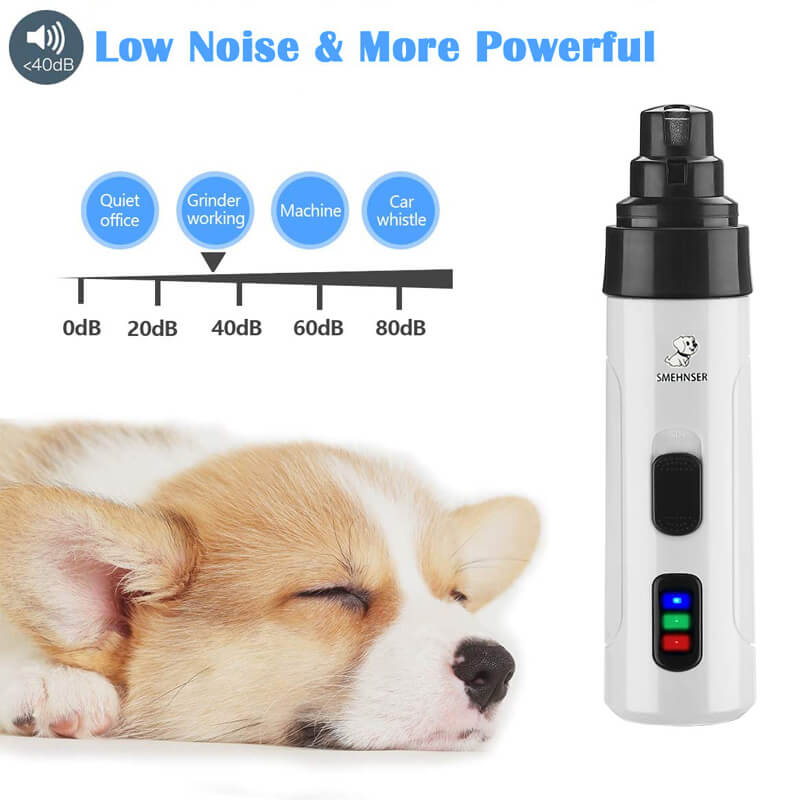 Electric Dog Claw Nail Trimmer Grinder Clipper for Dogs and Cats