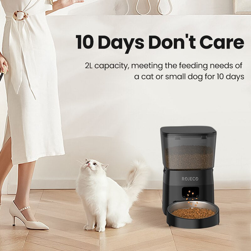 Automatic Dog Timed Food Feeder Dispenser