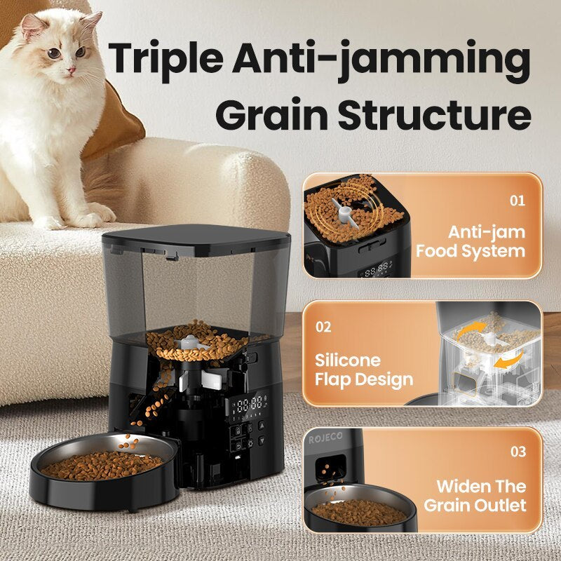 Automatic Dog Timed Food Feeder Dispenser