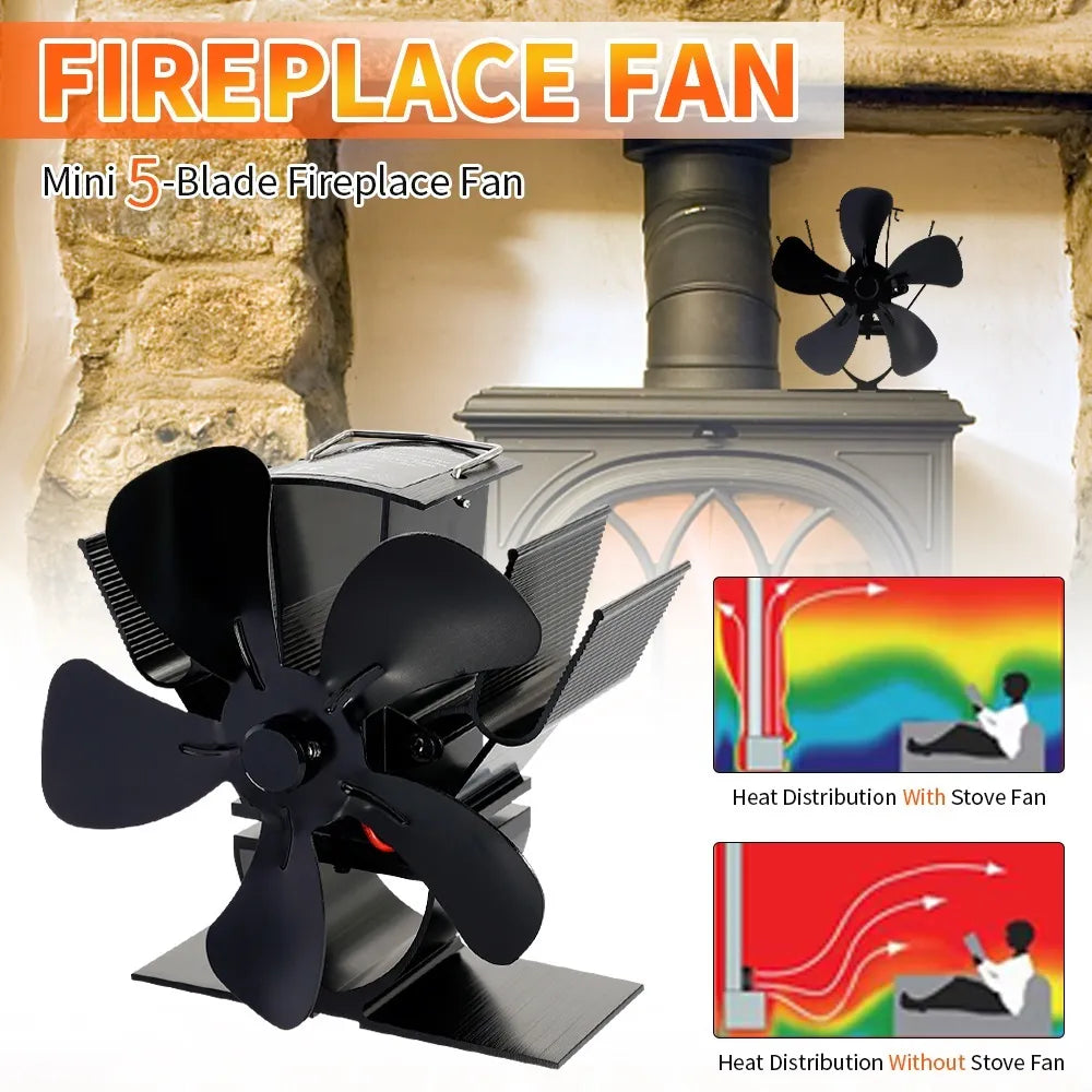 Best Wood Burner Stove Fan for Log Burning Fire Stove