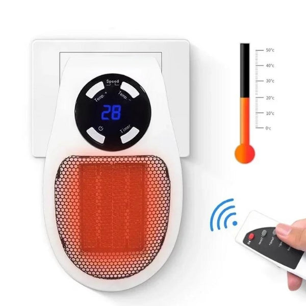 Compact Electric Heater - USB and Plug-In Portable small electric heater