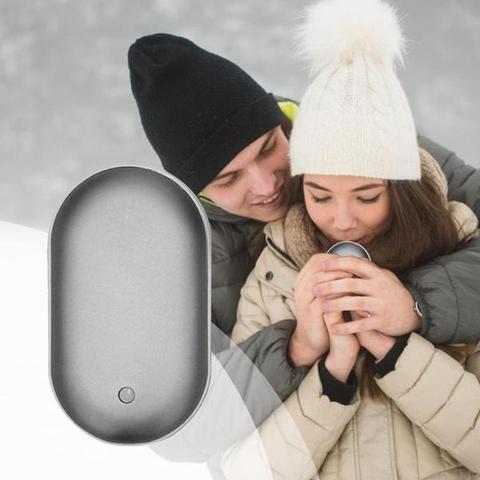 2x Rechargeable Hand Warmers With Powerbank