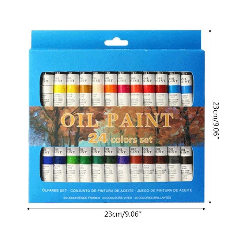 Professional Trough Starter 24 Color Oil Paint Set