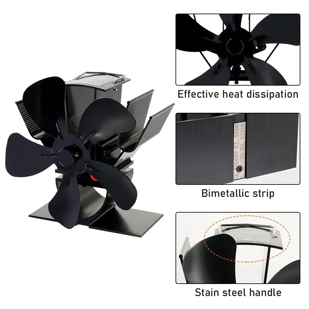 Best Wood Burner Stove Fan for Log Burning Fire Stove