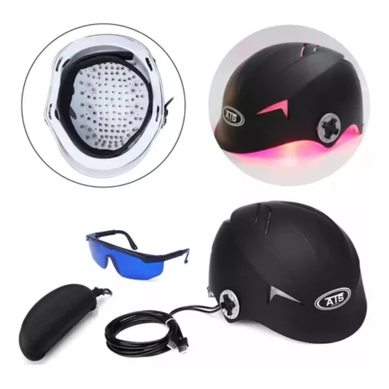 Laser & LED Red Light Helmet for Hair Growth - Advanced Therapy for Thicker, Healthier Hair Growth