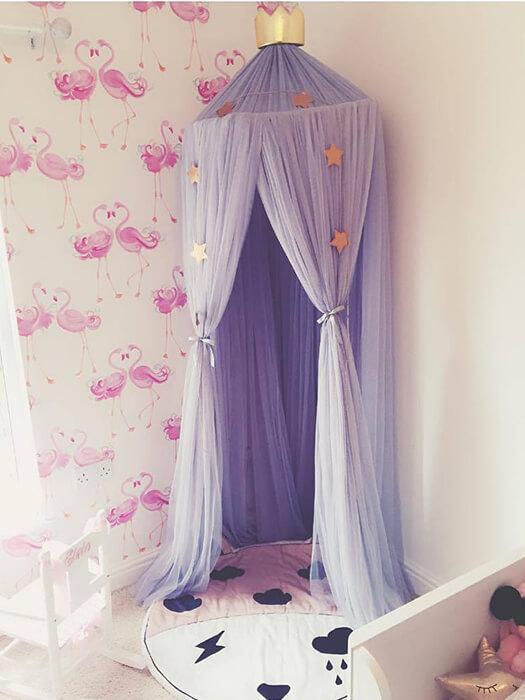 Baby Bed Curtain Round Crib