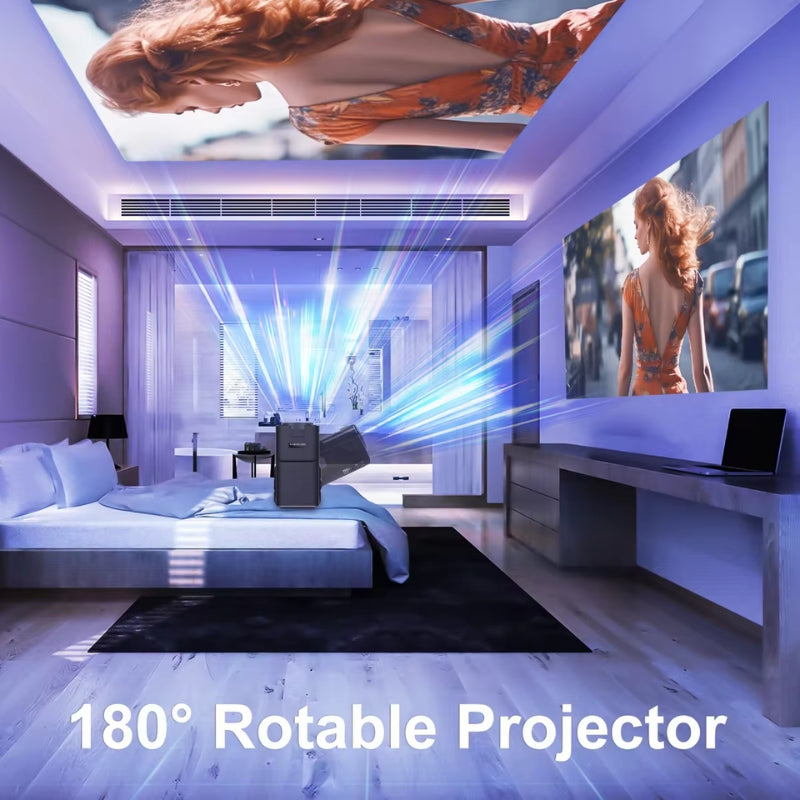 HD Mini Portable Projector – Perfect for Home Theater & Outdoor Viewing