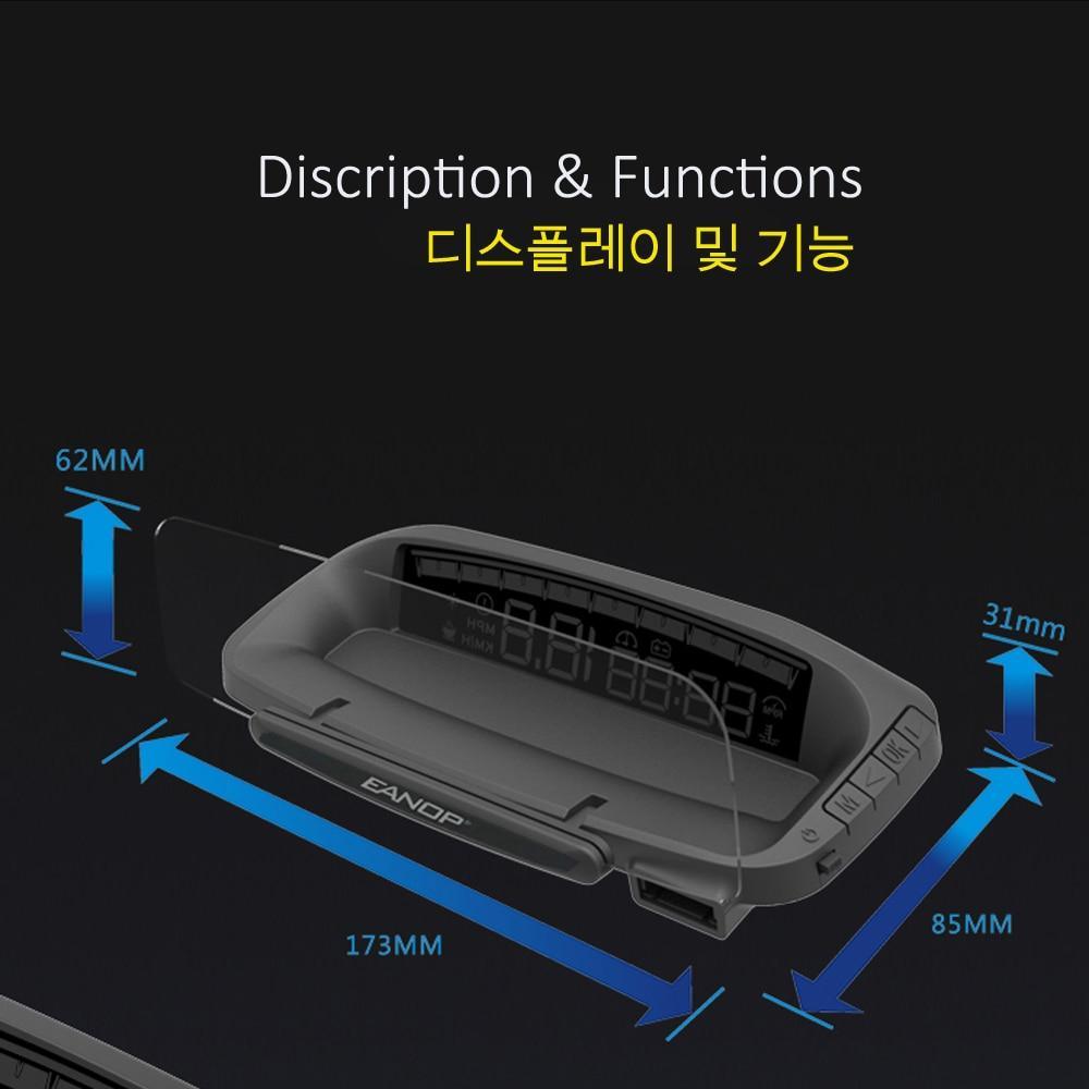 Car Speed Projector - Windshield Speedometer