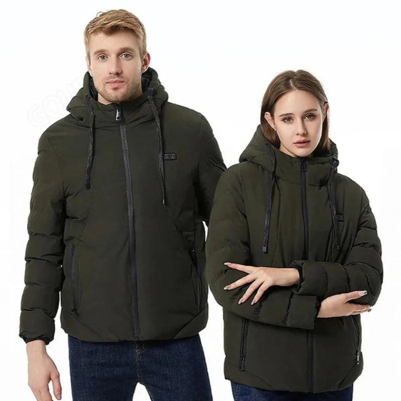 Puffer Heated Jacket – Stay Cozy and Stylish in Winter with Built-In Heating