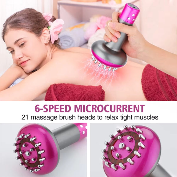 Electric Body Brush for Cellulite Reduction & Lymphatic Drainage Massage