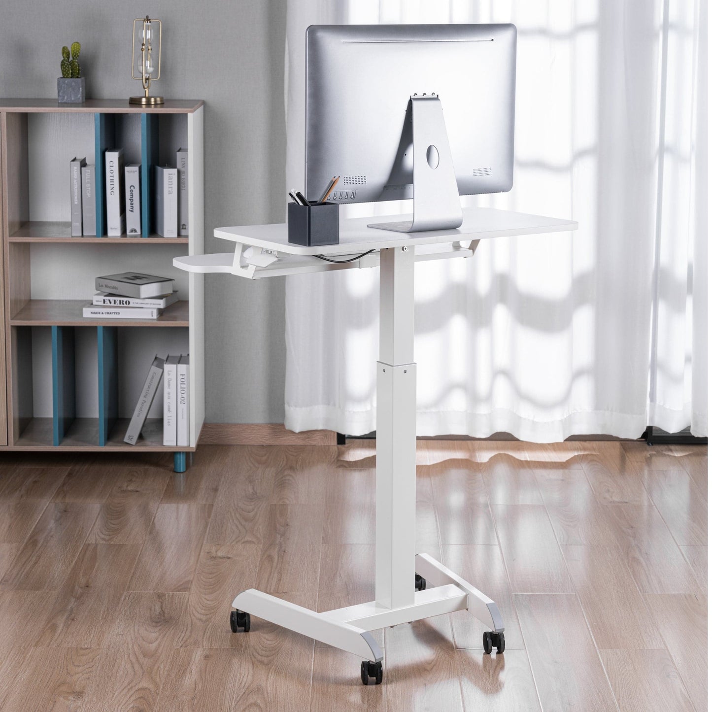 Ergonomic Adjustable Standing Workstation for Home and Office Use