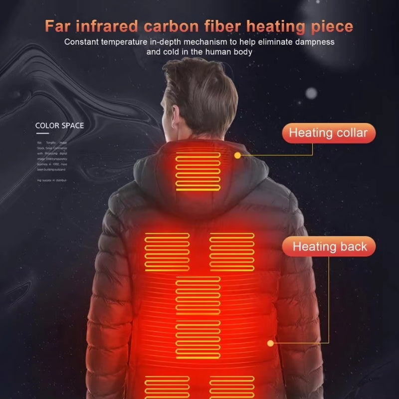 Puffer Heated Jacket – Stay Cozy and Stylish in Winter with Built-In Heating