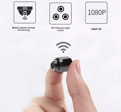 Small WiFi Security Spy Camera UK Night Vision Surveillance Nanny Cam