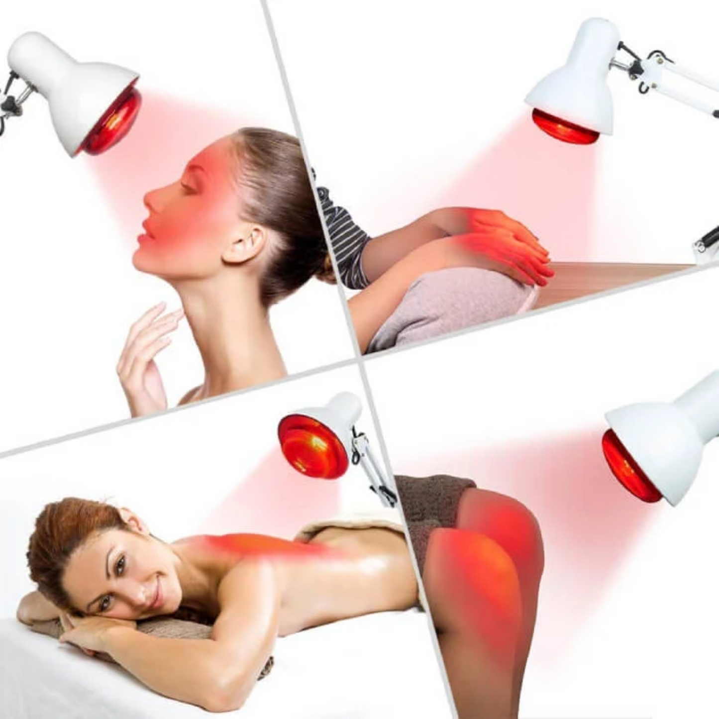 Red Light Therapy Lamp for Skin - Infrared Heating with Tripod Stand