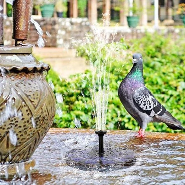 Solar Bionic Fountain for Gardens Birth Bath for Floor / Ground