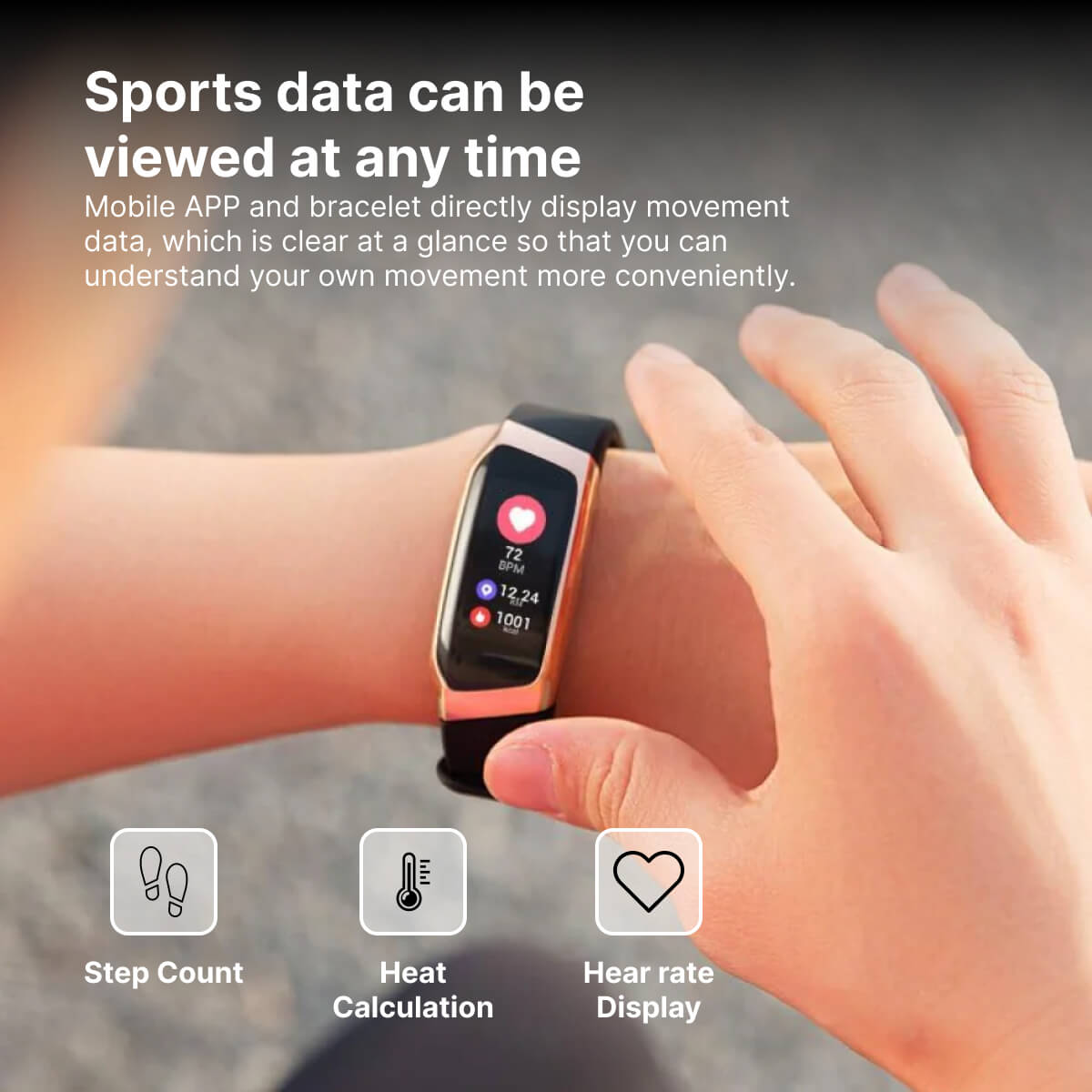 Blood Pressure Smart Watch and Heart Rate Monitor