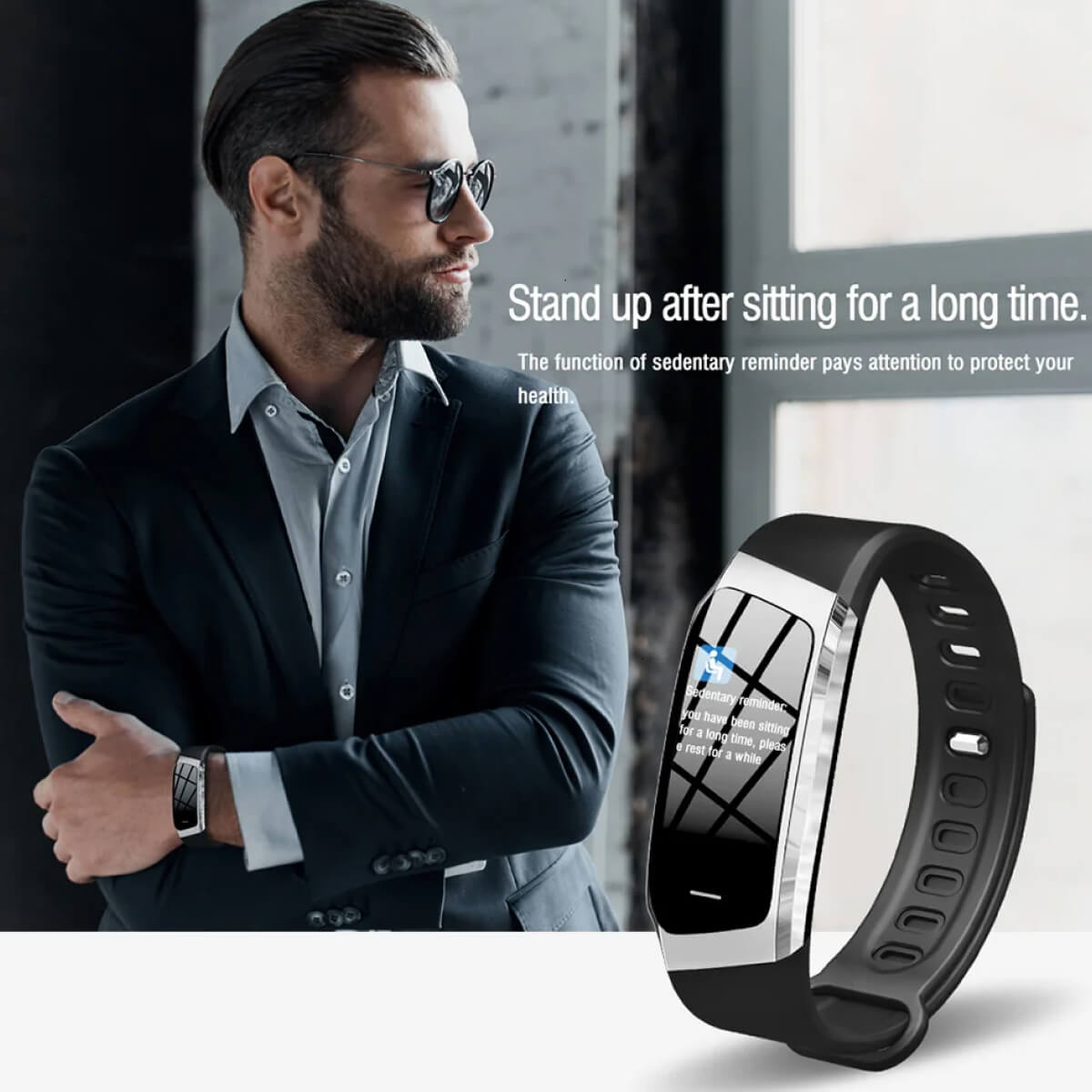 Blood Pressure Smart Watch and Heart Rate Monitor