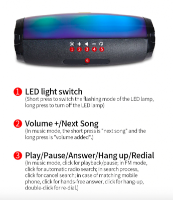 Bluetooth Led Speaker