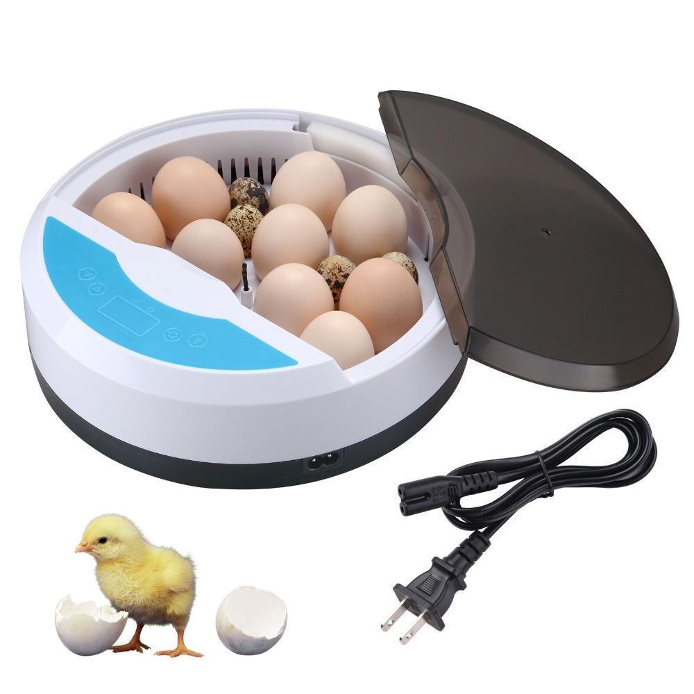 Egg Incubator for Chicken Eggs Incubator for Egg Hatching Chicks with Temp Control LED Chicken Hatcher