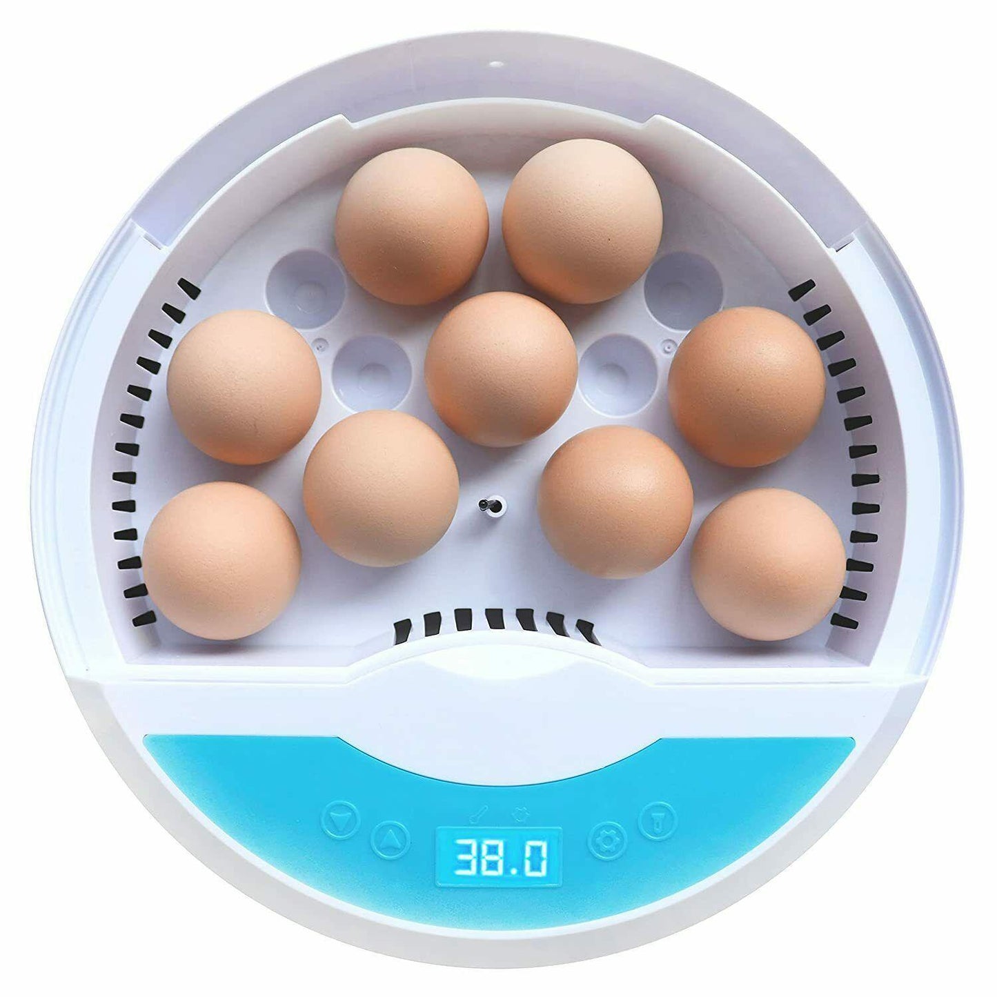 Egg Incubator for Chicken Eggs Incubator for Egg Hatching Chicks with Temp Control LED Chicken Hatcher