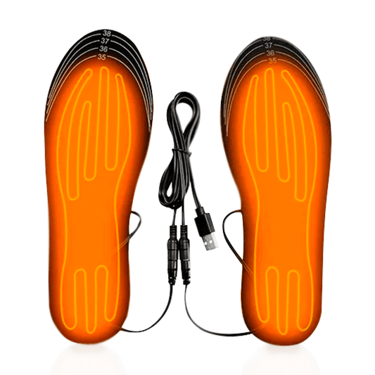 Heated Shoe Foot Insoles Inserts Thermal Rechargeable Footbed for Shoes and Boots