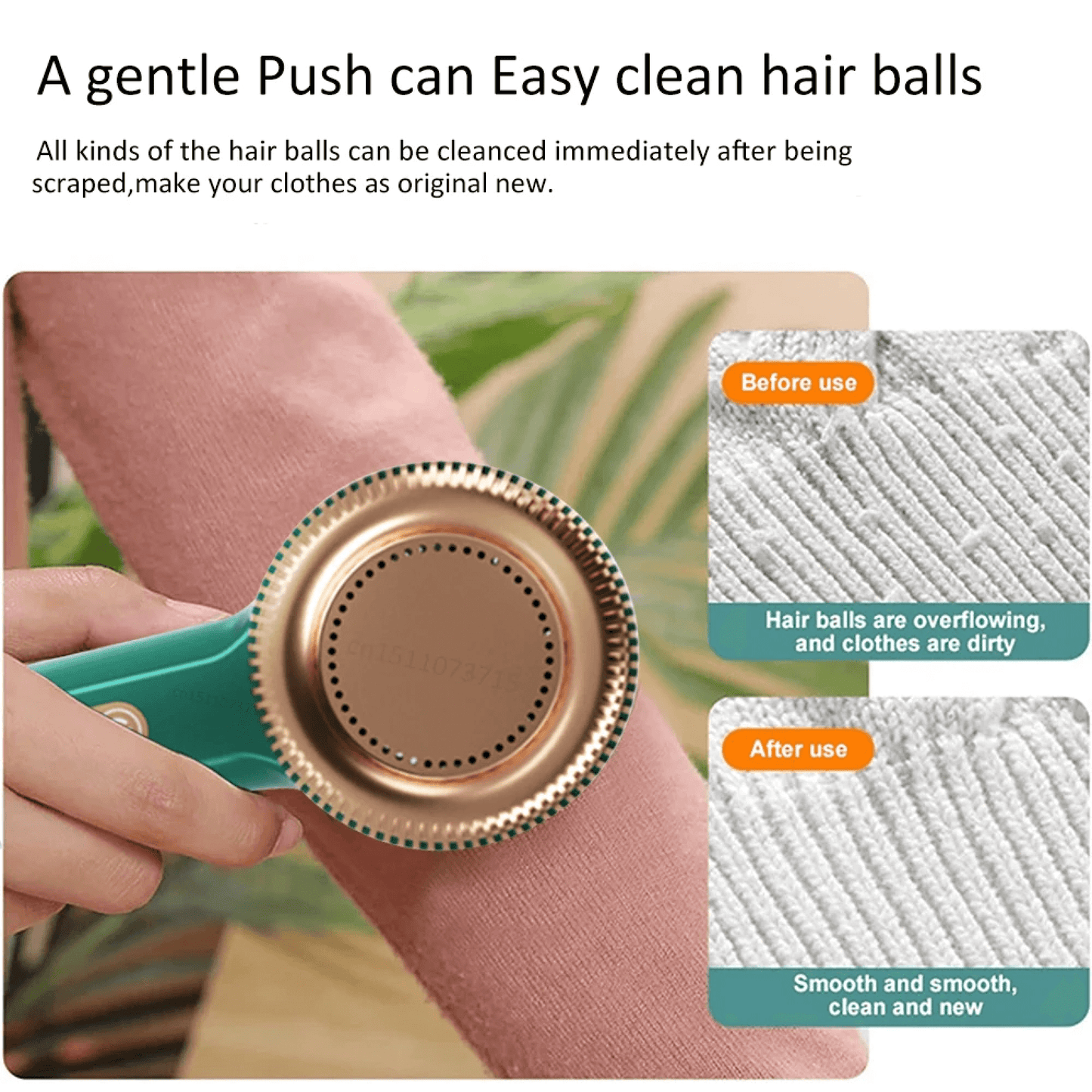 Electric Portable Lint Bobble Remover Fabric Cloth Shaver Cat Hair Remover for Clothes Carpets and Rugs