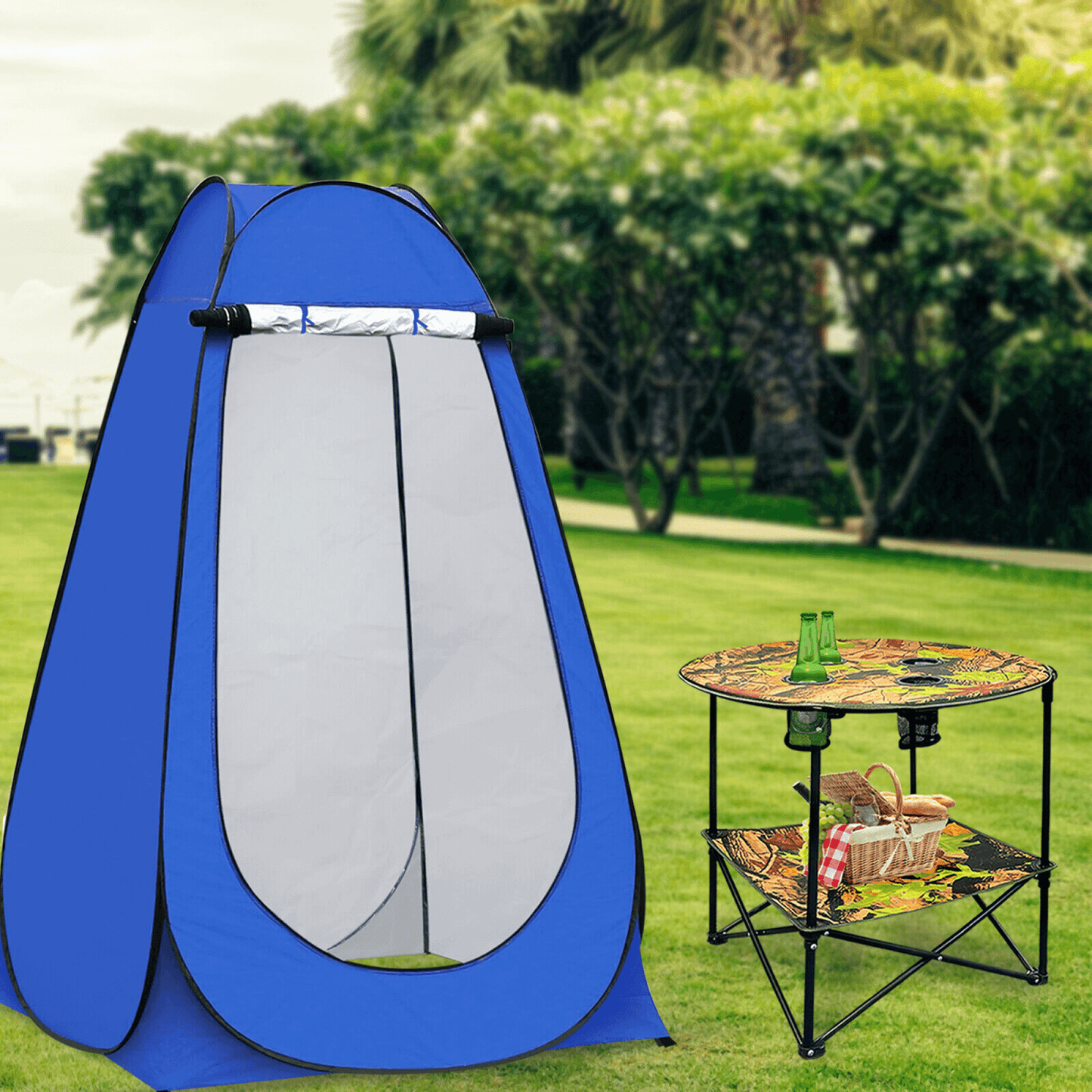 Pop Up Portable Bathroom Toilet Tent Potty Restroom