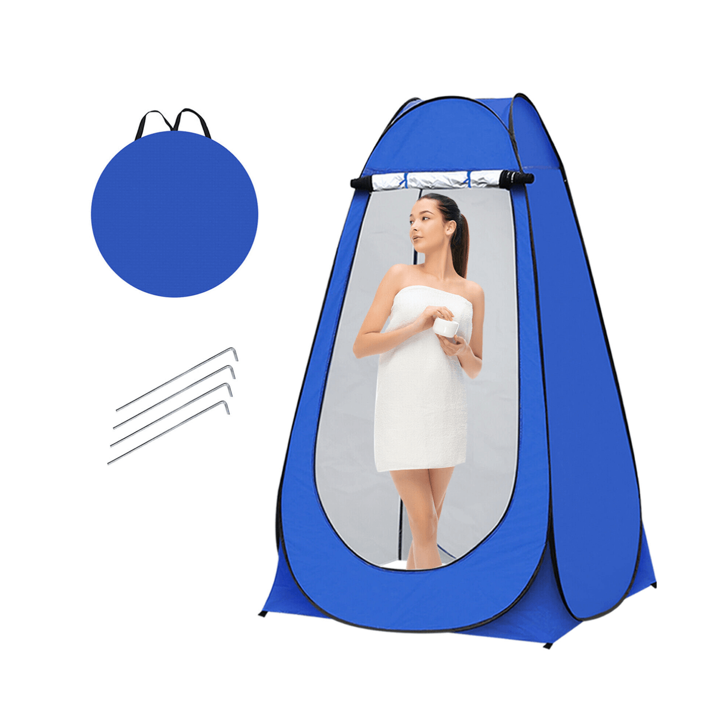 Pop Up Portable Bathroom Toilet Tent Potty Restroom