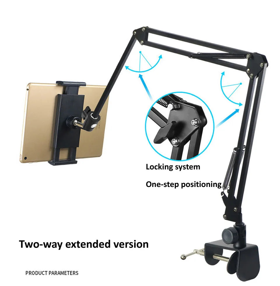 360° Adjustable i Pad Holder Stand for Bed