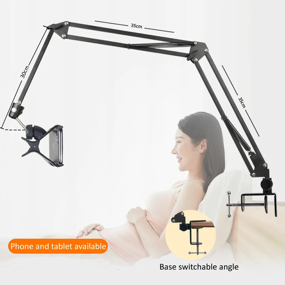 360° Adjustable i Pad Holder Stand for Bed