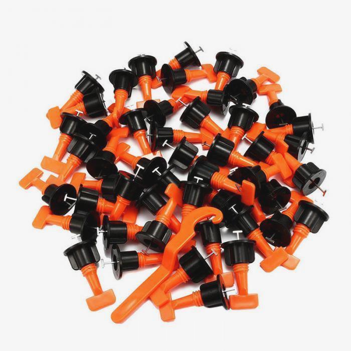 No.1 Reusable Tile leveling System Alignment Spacers 50Pcs