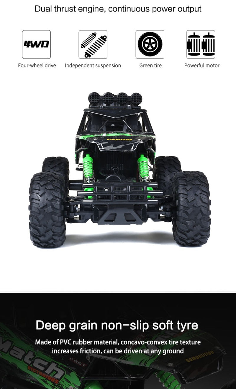 Remote Control Car 4x4 Rock Crawler Monster Truck