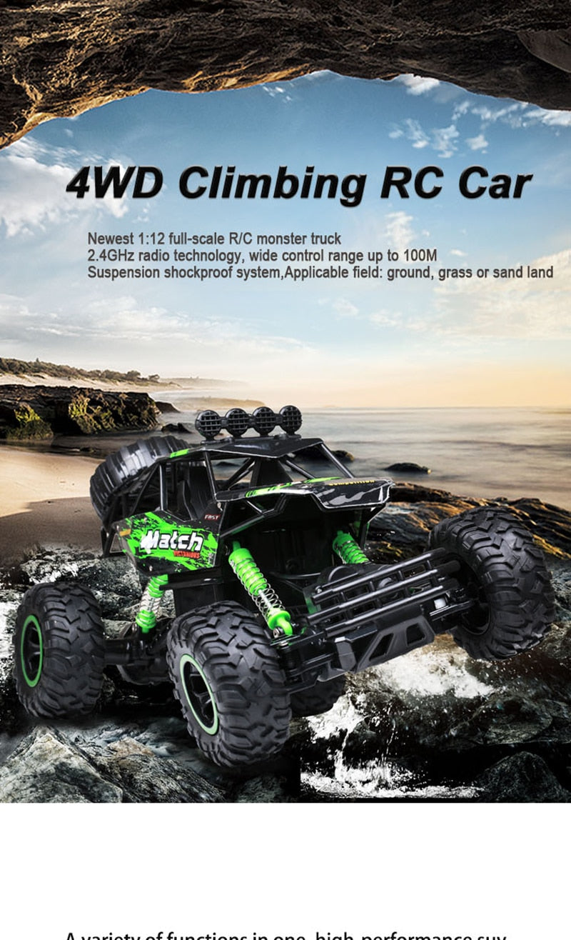 Remote Control Car 4x4 Rock Crawler Monster Truck