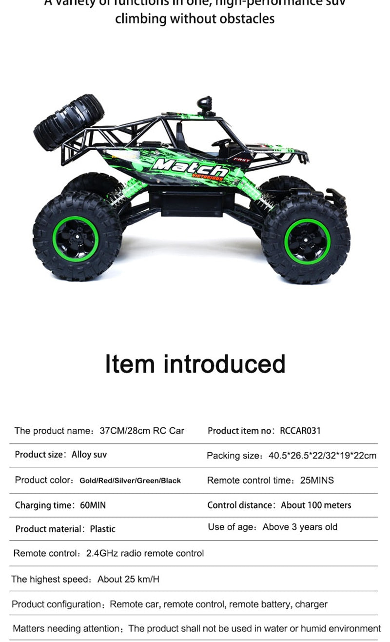 Remote Control Car 4x4 Rock Crawler Monster Truck