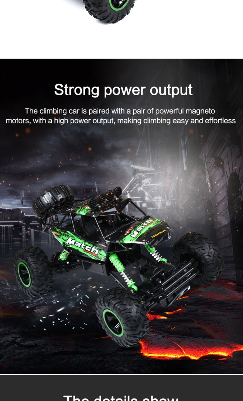 Remote Control Car 4x4 Rock Crawler Monster Truck