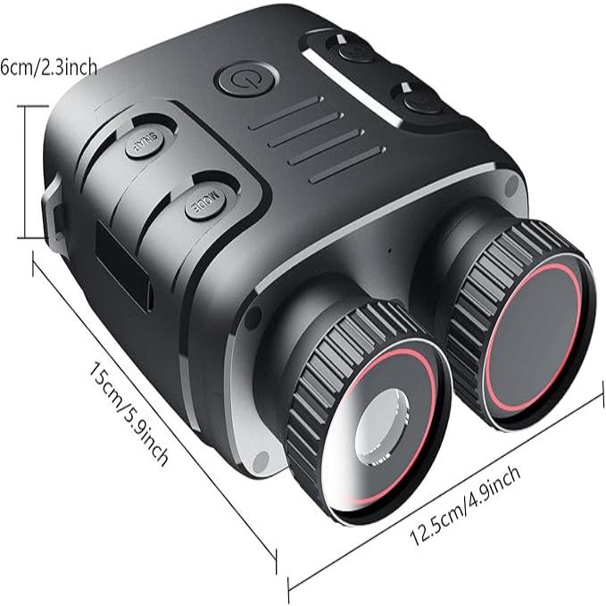 Infrared Night Vision Binoculars Camera - HD 4x Zoom Night Vision Goggles for Total Darkness