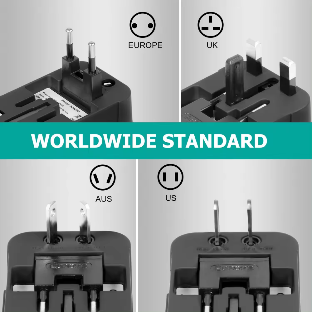 European EU Cool Running Converter Plug Adapter