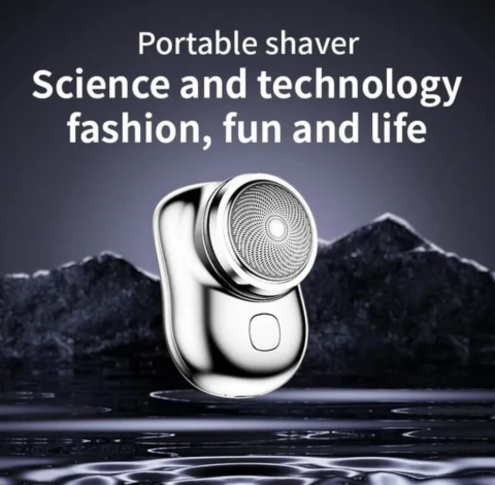 Mini Electric Shaver Razor Pocket Size Washable Electric Razor