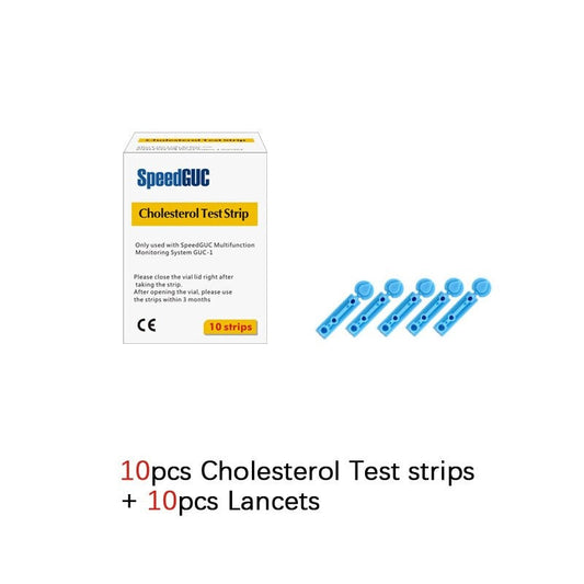 Cholesterol, Uric Acid and Glucose Test Stripe for Multifunctional Monitor