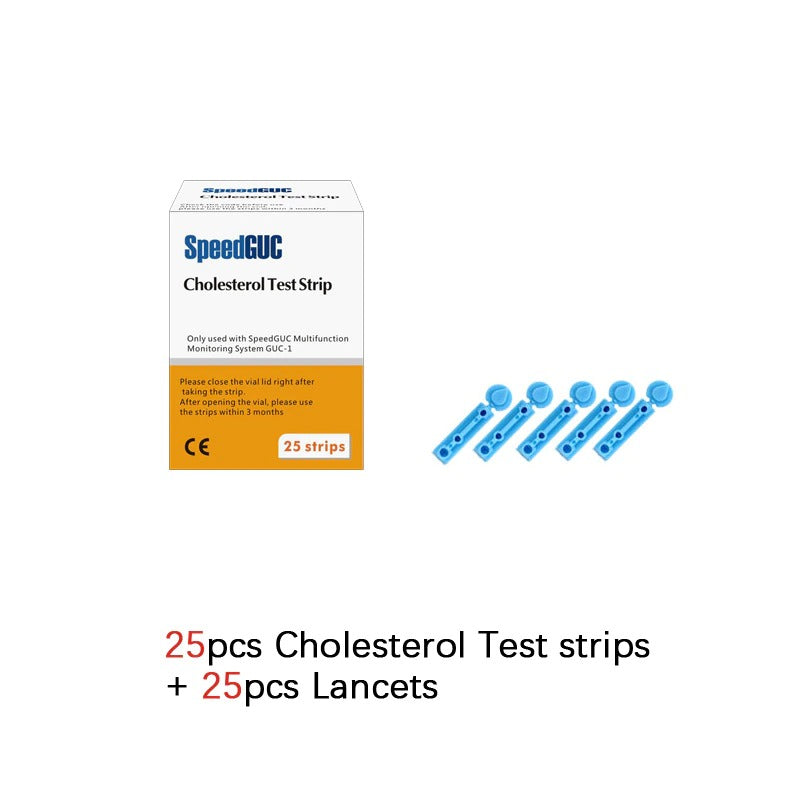 Cholesterol, Uric Acid and Glucose Test Stripe for Multifunctional Monitor