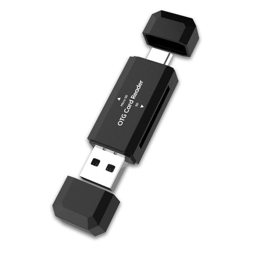 2 in 1 USB Type-C SD and TF Card Reader Adapter