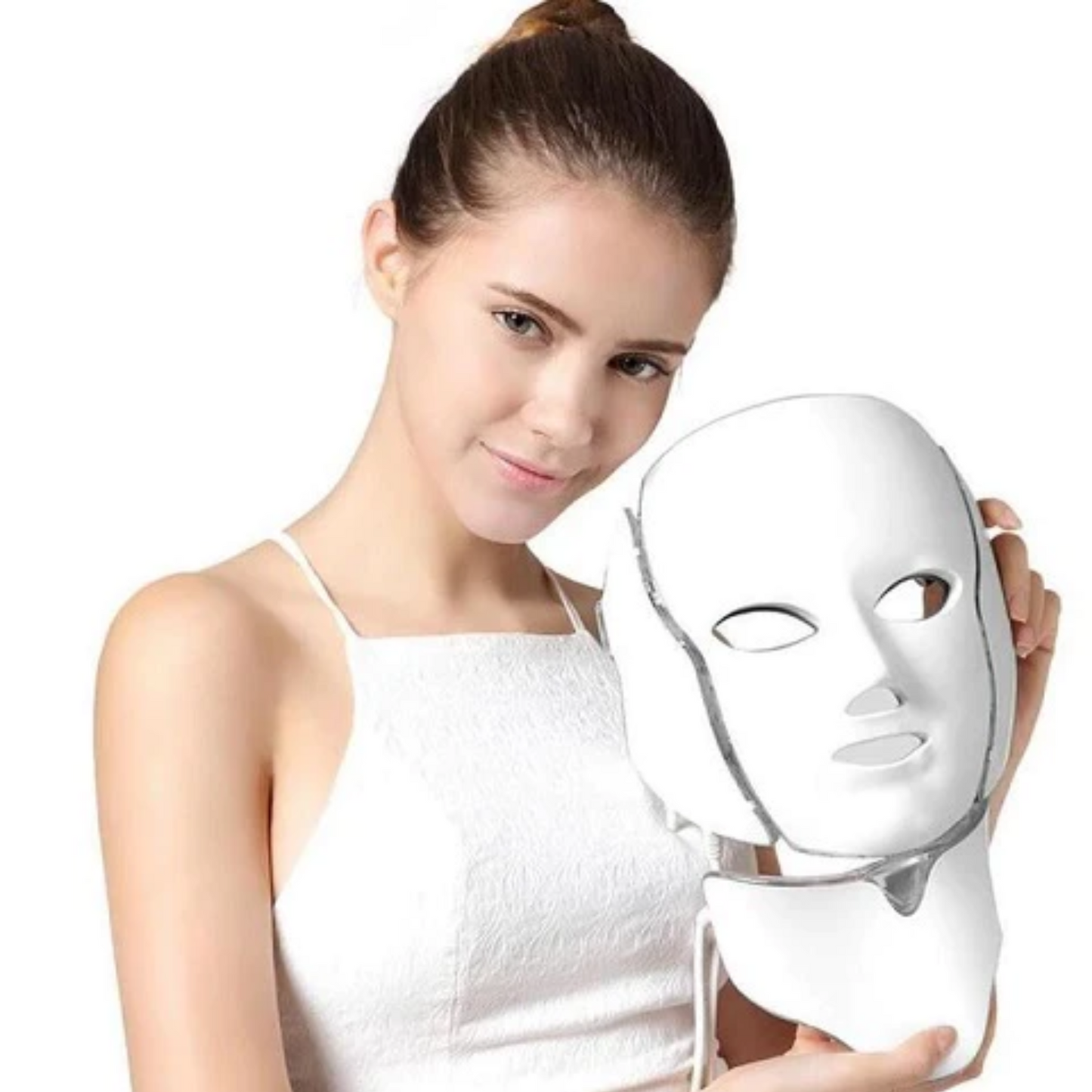 7 Colors LED Photon Light Therapy Mask - Face And Neck Treatment