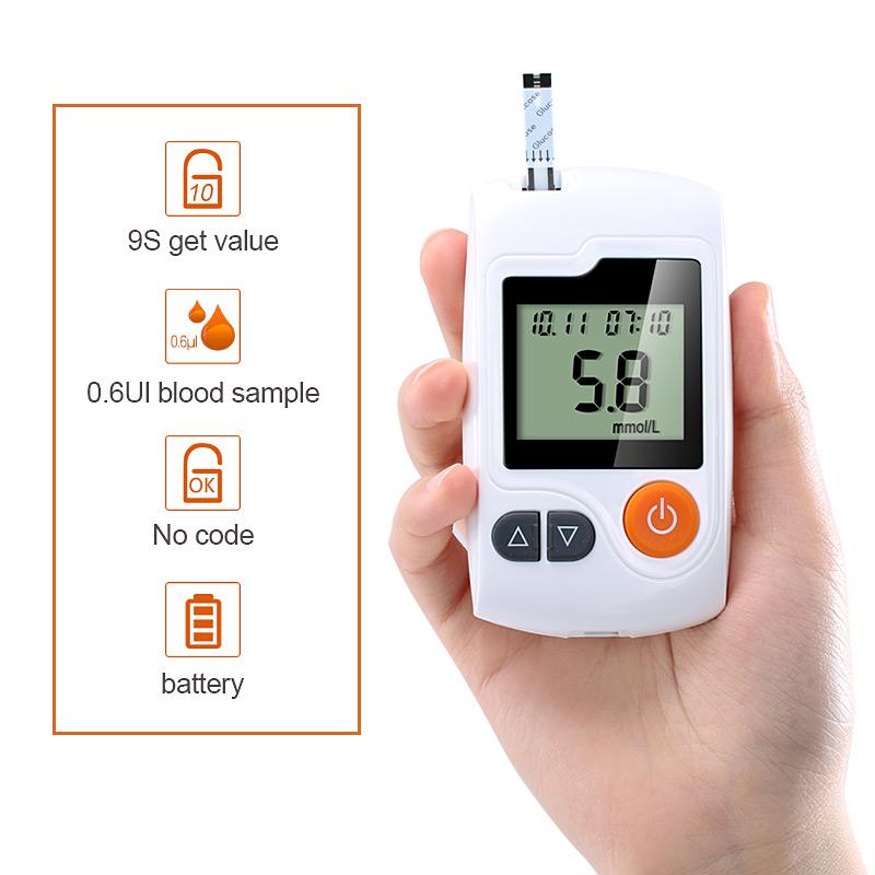 Glucometer - Blood Glucose Meter 100 Stips