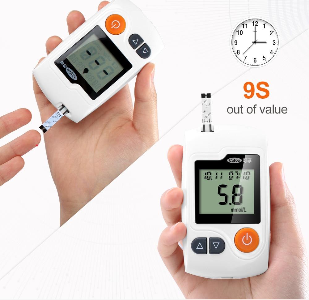 Glucometer - Blood Glucose Meter 100 Stips