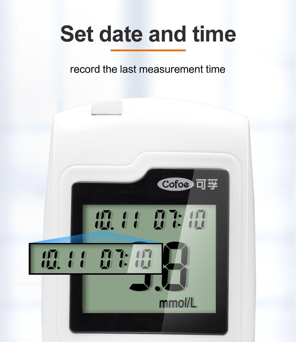 Glucometer - Blood Glucose Meter 100 Stips