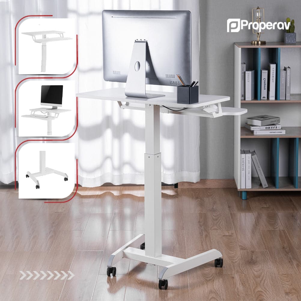 Ergonomic Adjustable Standing Workstation for Home and Office Use