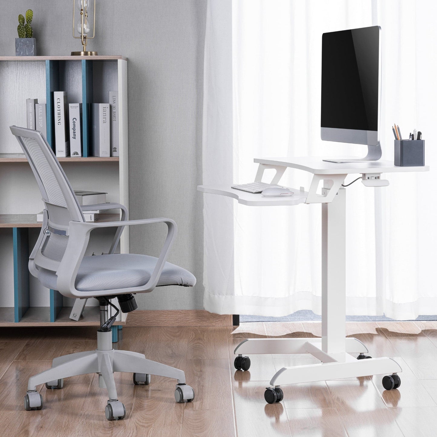 Ergonomic Adjustable Standing Workstation for Home and Office Use