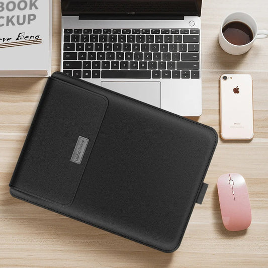 4-in-1 Laptop Sleeve - Slim Protective Case with Stand Function