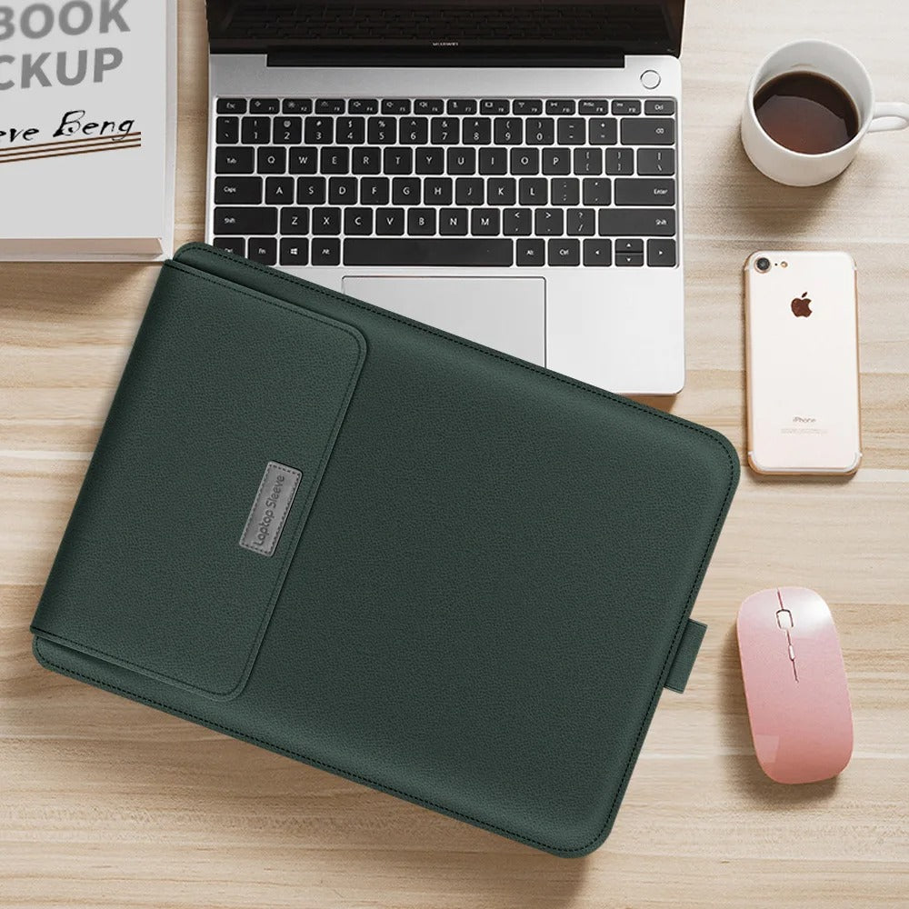 4-in-1 Laptop Sleeve - Slim Protective Case with Stand Function